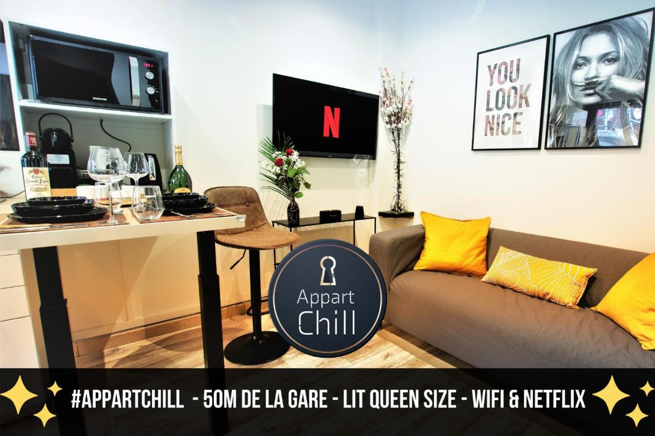 Appart Chill & Work - 50M Gare De Valenciennes Exterior foto