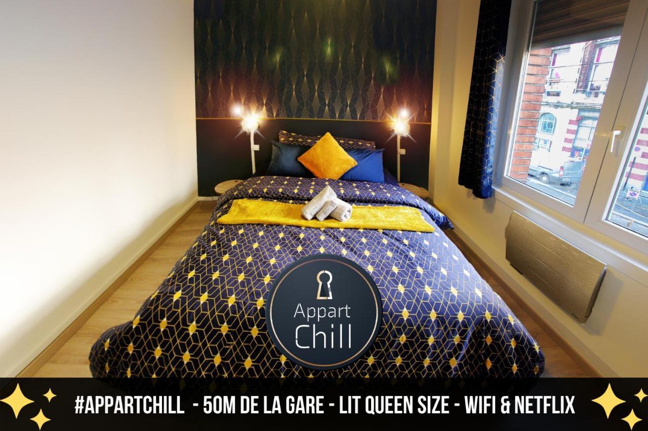 Appart Chill & Work - 50M Gare De Valenciennes Exterior foto
